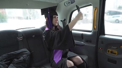 Cab nympho bae banged by big white dick in wet pussy hole