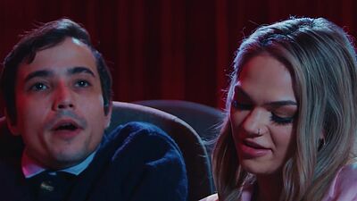 Movie theatre had teen couple fucking disburbing old people trying to watch