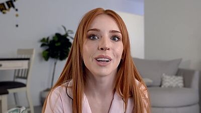 New Years Eve has teen stepsister Madi Collins horny for a creampie