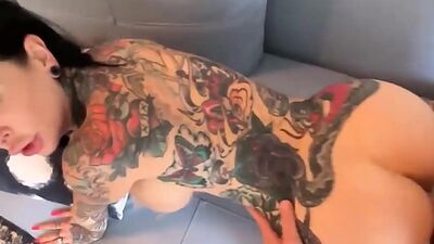 Moms Goth best Friend Edges my Cock Joanna Angel