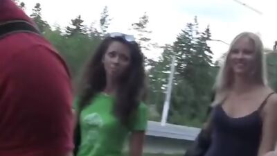 Hot foursome student sex at porn party