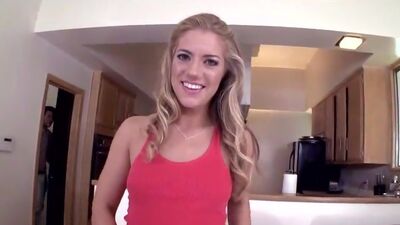 Hot Blonde With Big Ass Does Anal