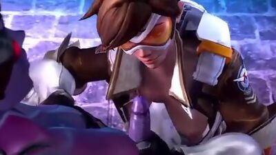 Wild 3D babes express their love for sucking and fucking