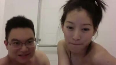 Chinese lover make love in the bath room