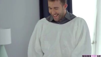 Piper Perri and her mom Jennifer White each have creampie sex then join each other in a hardcore threesome