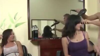 hair salon with a big surprise