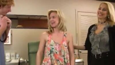 Step Mom and Daughter Tag Team Doctor