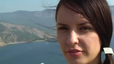 Amateur fuck high in the mountains