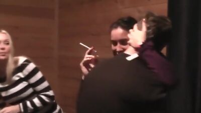 Sexy student girl rides a big hard cock