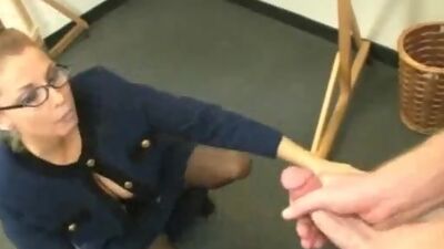 Jimmy Longwood Gives Stacie Starr a Cumshot Facial