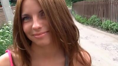 Tattooed girl fucked in a park