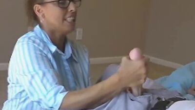 MRS. STARR LETS JIMMY BLOW IT