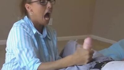 MRS. STARR LETS JIMMY BLOW IT