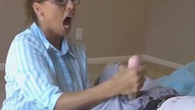 MRS. STARR LETS JIMMY BLOW IT