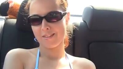 Hot outdoor fuck and squirt