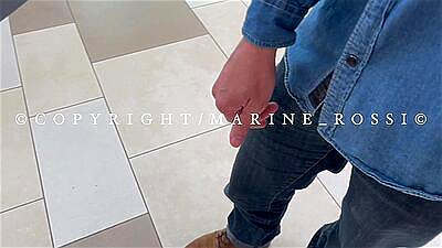 A stranger surprises me in a test cabin and fucks my ass