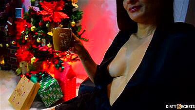 STEPMOTHER FUCKS HER STEPSON ON CHRISTMAS.