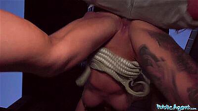 Public Agent Australian reality star MILF Hayley Vernon hardcore public doggystyle at side of road