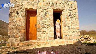 Public sex with a country whore! All neighbors were shocked!