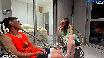 I fuck my stepmother with ANAL after celebrating New Year / LuenOk x MilfAngelQueen