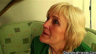 Two buddy share very old granny