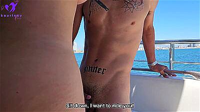 I am unfaithful to my husband with the captain of his yacht in the open sea Kourtney Love