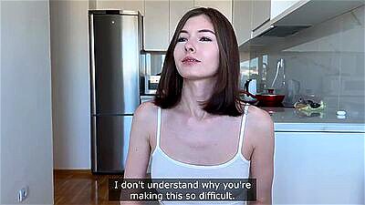 Neighbor wanted sex and the condom lost in her pussy