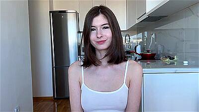 Neighbor wanted sex and the condom lost in her pussy