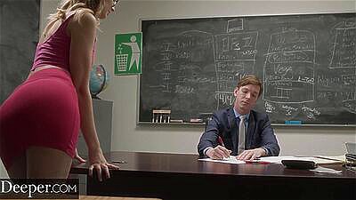 Deeper. Alexa Grace Gets Her Wicked Way With Her Favorite Tutor