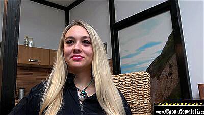 Busty blonde sucks the juice out of me