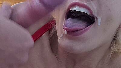 Eating sperm compilation