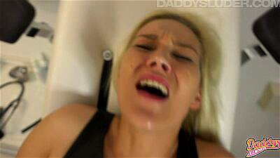 Impregnated on the gynecological chair