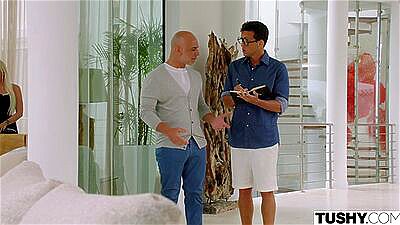 TUSHY Gorgeous April Lives Her Double Penetration Fantasy