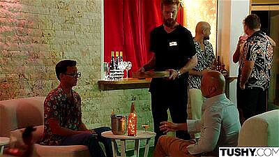 TUSHY Gorgeous April Lives Her Double Penetration Fantasy