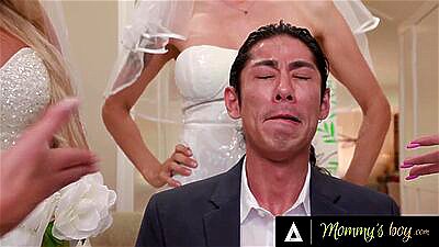 MOMMY'S BOY - Furious MILF Brides Reverse Gangbang Hung Wedding Planner For Wedding Planning Mistake