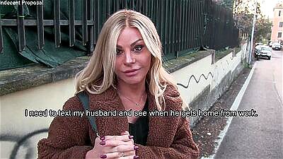 Milf cheats and gets fucked in the ass for €1000, incredible!