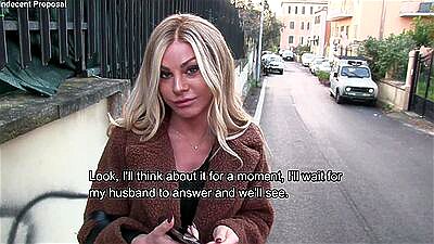 Milf cheats and gets fucked in the ass for €1000, incredible!