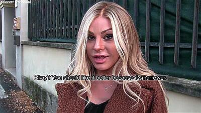 Milf cheats and gets fucked in the ass for €1000, incredible!