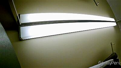 DRESSING ROOM ADVENTURE: I show my naked body for a sexy lady...she can't resist and makes me cum