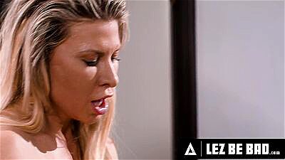 LEZ BE BAD - Ambitious Kenna James Dominates Boss Ariel X With Rough Bondage Sex & Toys! SQUIRTING!