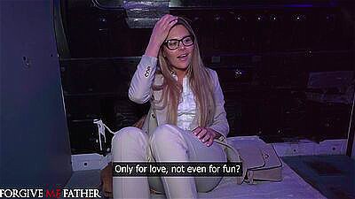 Forgive Me Father - Russian MILF amateur rough sex sloppy blowjob big tits blonde loves to please