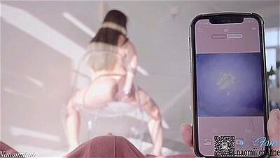 After anal creampie, insert a camera into the anal and observe it