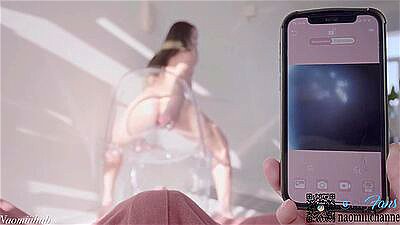 After anal creampie, insert a camera into the anal and observe it