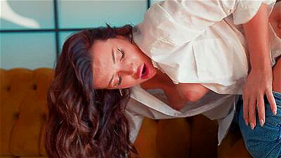 Watching porn with my hot stepmom ended up fucking her