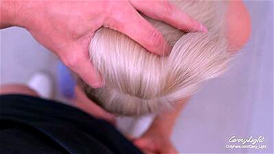 Cum On My Stepsister's Panties While Rubbing On Her Shaved Pussy