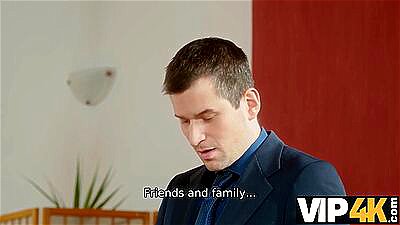 Euro Bride Gets Fucked by Husband's Friend Right After Wedding