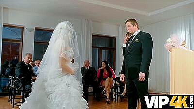 Euro Bride Gets Fucked by Husband's Friend Right After Wedding