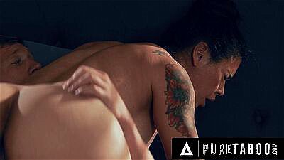 PURE TABOO Lonely Widow Dana Vespoli Wants Stepson To Wear Gone Husband Military Uniform & Fuck Her