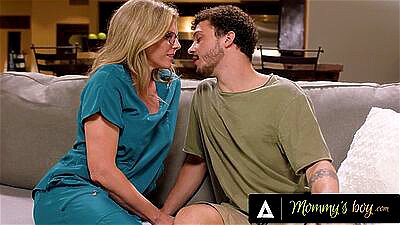 MOMMY'S BOY - Nurse MILF Cory Chase Taught Stepson How To Put A Condom, Now Wants Him To Take It Off