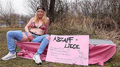 Summer feelings? My dick melking-lounger is waiting to be used! Which lake should I come to in 2023?